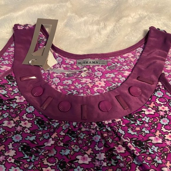 Intrama Floral Tank Top Ladies Size XL/XXL  NWOT - Picture 2 of 9
